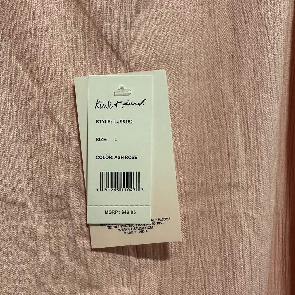 Kiwi & Punch (Salty Lemon) Spaghetti Strap Split Leg Jumpsuit - Picture 4 of 7